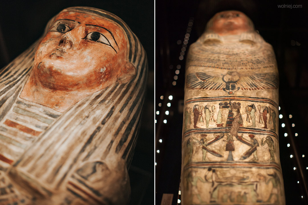 mumia w Muzeum Archeologicznym w Krakowie